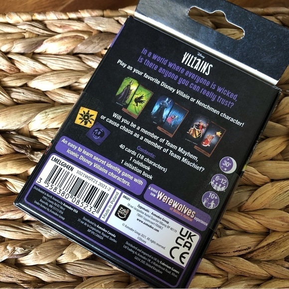 Disney Villains Gathering of the Wicked card game - Picture 2 of 2